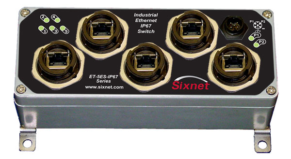 SIXNET IP67 Ethernet Switch ( ET-5ES-IP67-E ) - Click Image to Close