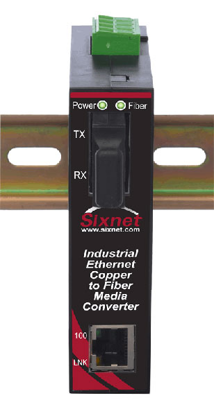 SIXNET DIN Rail Ethernet to Fiber Converter ( SL-2ES-3ST )